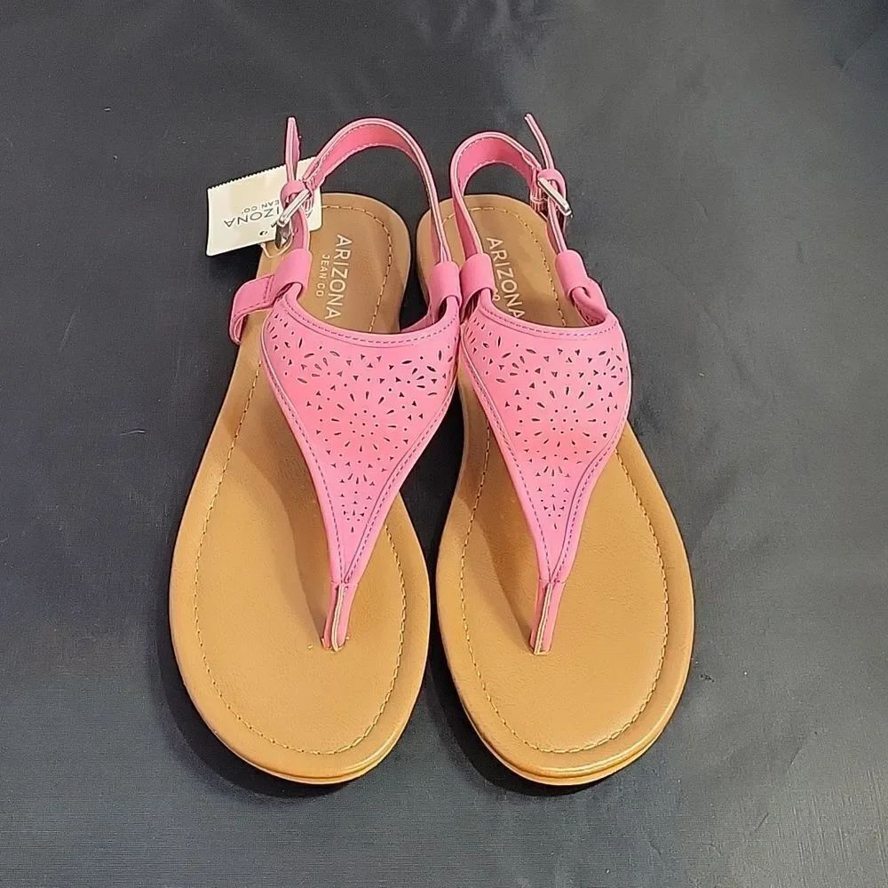 BRAND NEW ARIZONA WOMEN"S SHELBY CRISS CROSS  ADJUSTABLE ANKLE STRAP BUC…